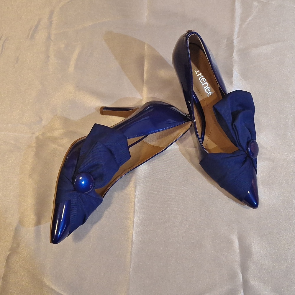 Patent leather Coablt shoes